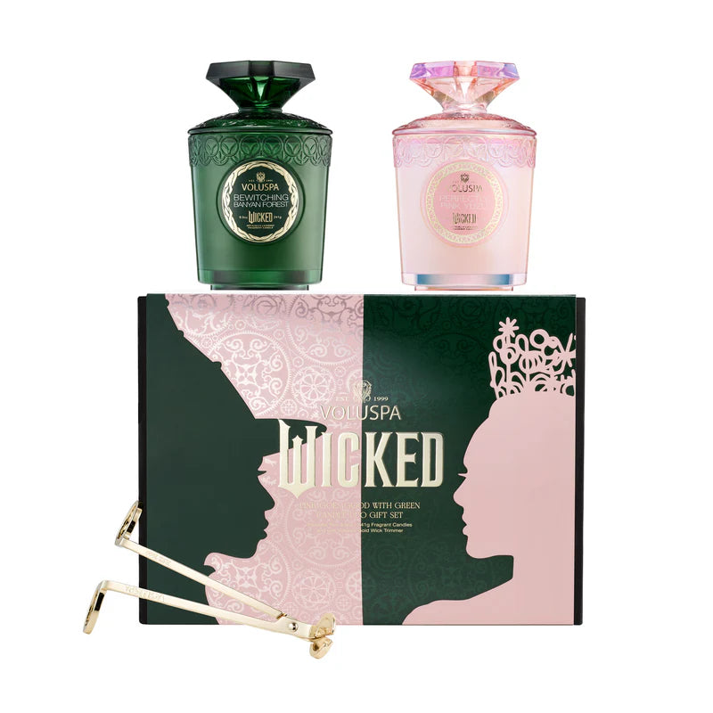 Pink Goes Good With Green Candle Duo Set