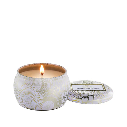 Sparkling Cuvée Mini Tin Candle –  The Flower Factory, Tarzana CA