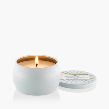 Bourbon Vanille Mini Tin Candle –  The Flower Factory, Tarzana CA