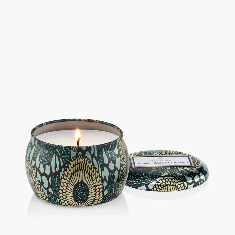 French Cade Lavender Mini Tin Candle –  The Flower Factory, Tarzana CA