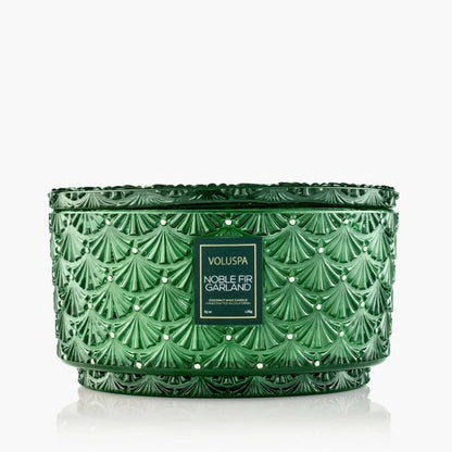 Noble Fir Garland Centerpiece Candle –  The Flower Factory, Tarzana CA