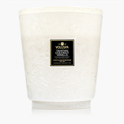 Tahitian Coconut Vanilla 5 Wick Hearth Candle –  The Flower Factory, Tarzana CA