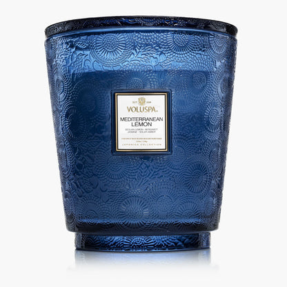 Mediterranean Lemon 5-Wick Hearth Candle –  The Flower Factory, Tarzana CA