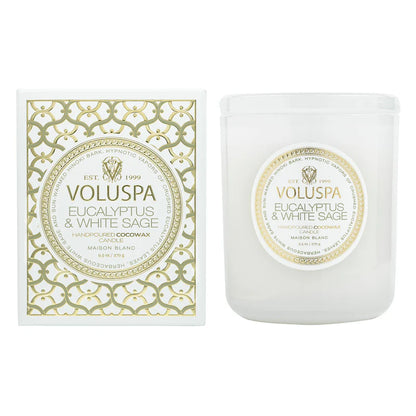 Eucalyptus & White Sage Classic Candle –  The Flower Factory, Tarzana CA