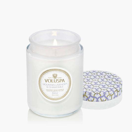 Mountain Lavender & Chamomile Large Jar  –  The Flower Factory, Tarzana CA