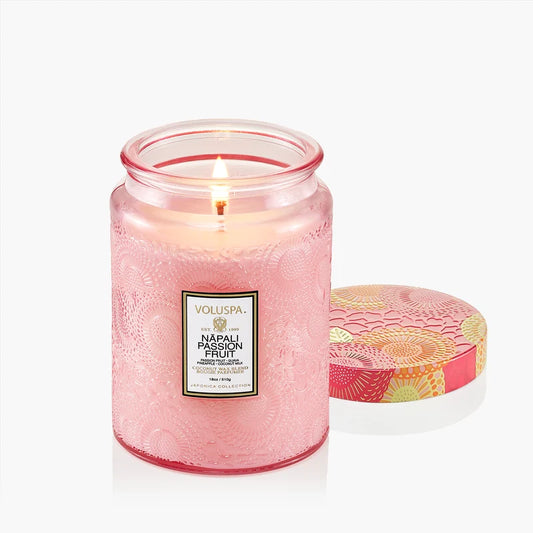 Nāpali Passion Fruit Large Jar Candle –  The Flower Factory, Tarzana CA