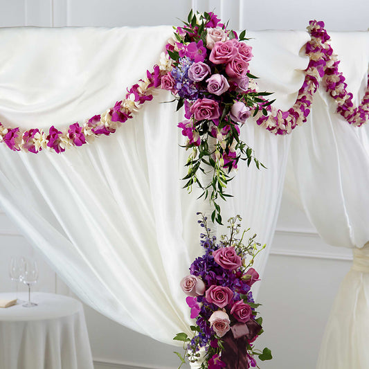 Color & Light Chuppah Decor –  The Flower Factory, Tarzana CA