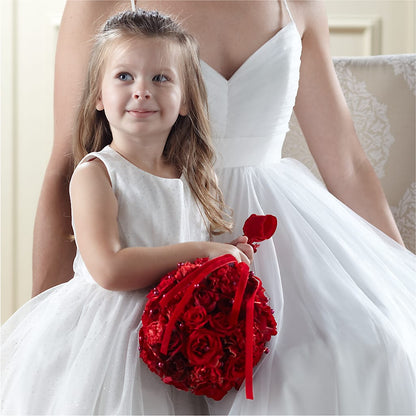 Pure at Heart Flower Girl Arrangement –  The Flower Factory, Tarzana CA