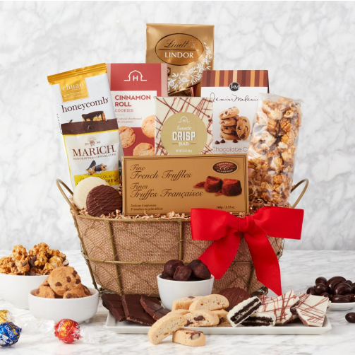 Decadent Delights Chocolate Gift Basket –  The Flower Factory, Tarzana CA