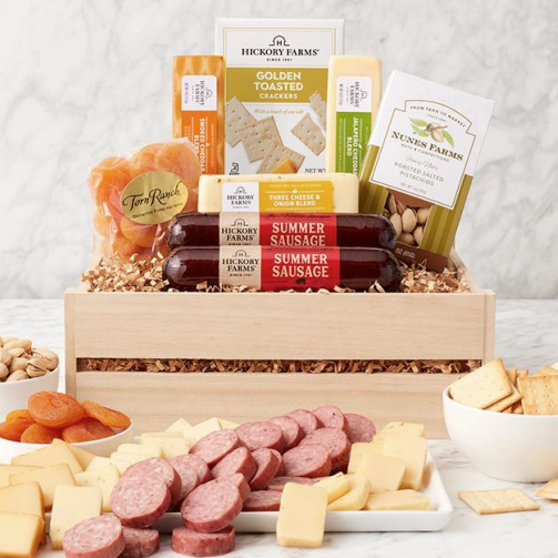 Meat & Cheese Gift Crate –  The Flower Factory, Tarzana CA