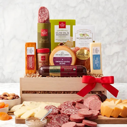 Premium Meat & Cheese Gift Crate