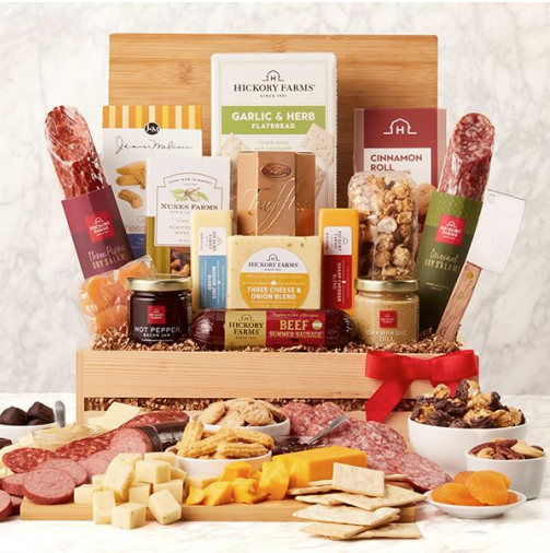 Grand Meat & Cheese Gift Crate –  The Flower Factory, Tarzana CA