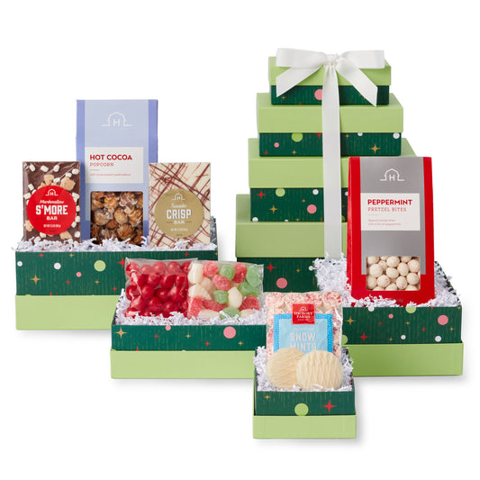 Happiest Holiday Sweets Gift Tower