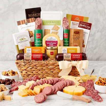 Deluxe Charcuterie Gift Basket –  The Flower Factory, Tarzana CA