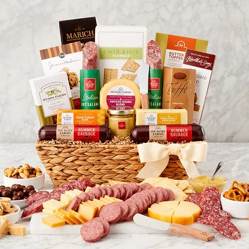 Deluxe Charcuterie Gift Basket