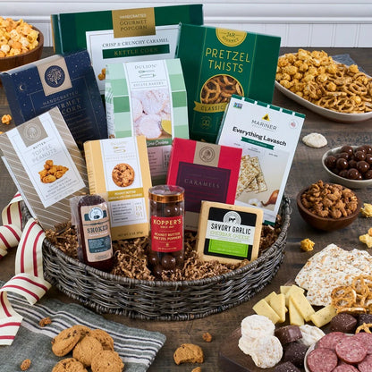 Snack & Chocolate Gift Basket Deluxe –  The Flower Factory, Tarzana CA