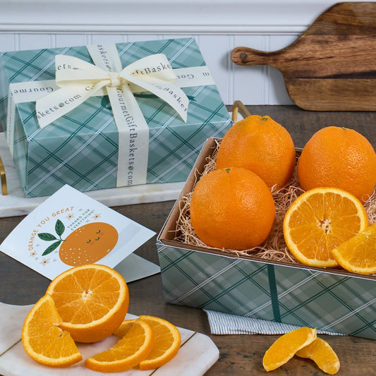 Fresh Juicy Oranges Fruit Gift Box