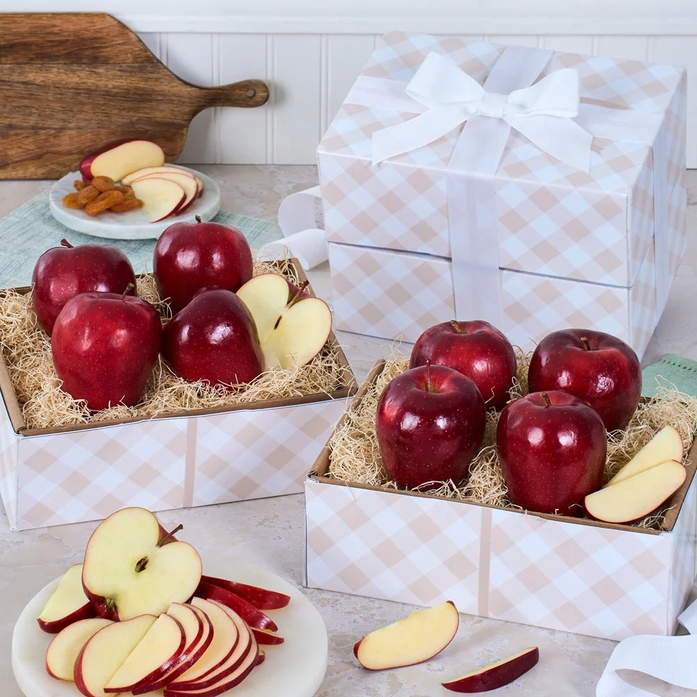 Harvest Red Apples Fruit Gift Tower