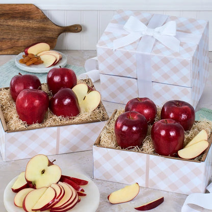 Harvest Red Apples Fruit Gift Tower –  The Flower Factory, Tarzana CA