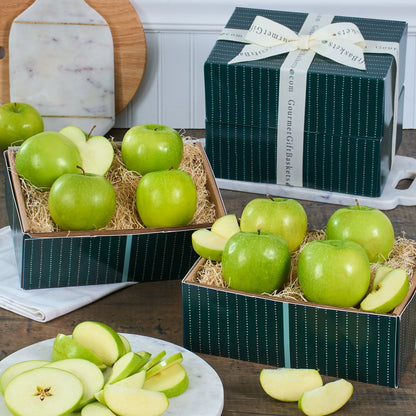 Crunchy and Crisp Green Apples Fruit Gift Tower –  The Flower Factory, Tarzana CA