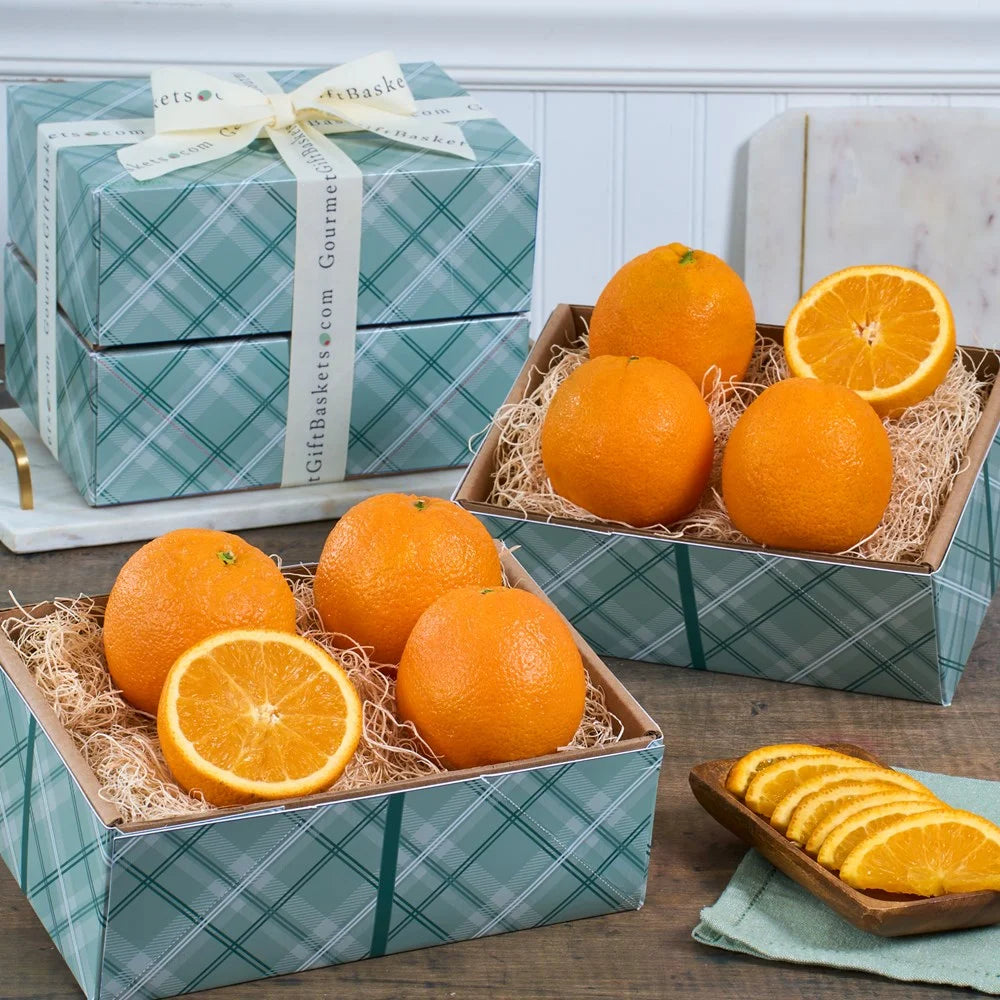 Refreshing Citrus Oranges Fruit Gift Tower