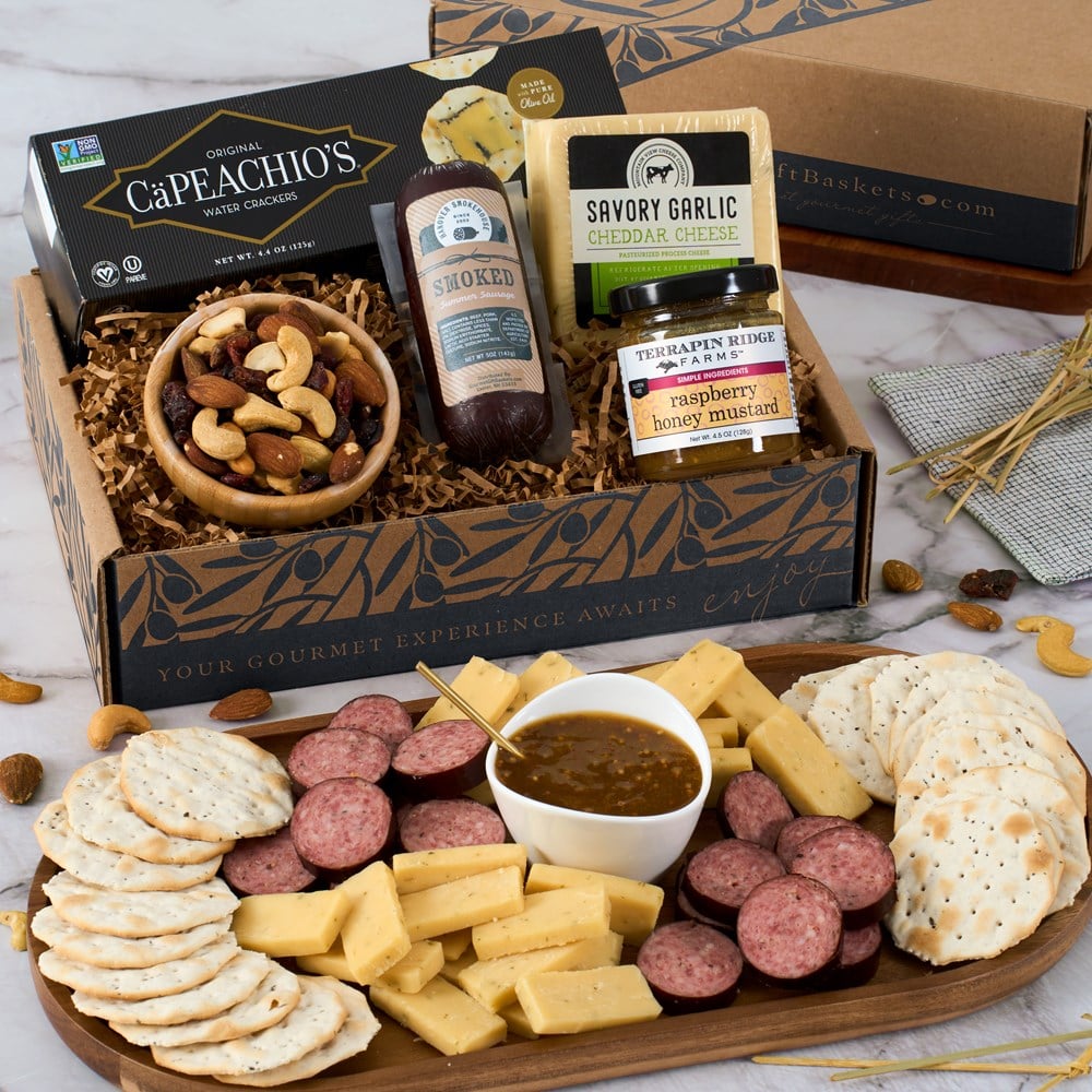 Gourmet Meat & Cheese Sampler –  The Flower Factory, Tarzana CA