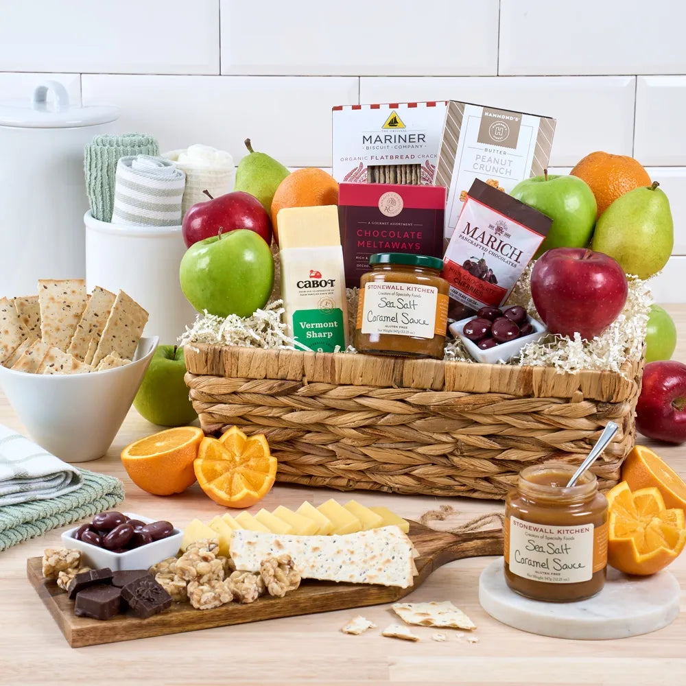 Orchard's Abundance - Fruit Gift Basket –  The Flower Factory, Tarzana CA