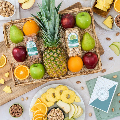 Pineapple Fruit Gift Basket –  The Flower Factory, Tarzana CA