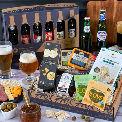 Around the World Beer Gift Box 6 Beers –  The Flower Factory, Tarzana CA