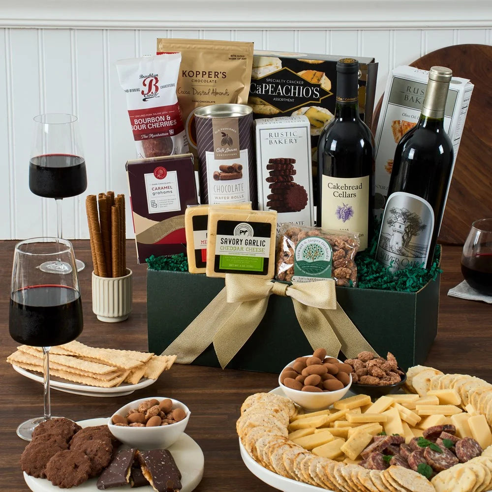 Silver Oak & Cakebread - Red Wine Gift Basket