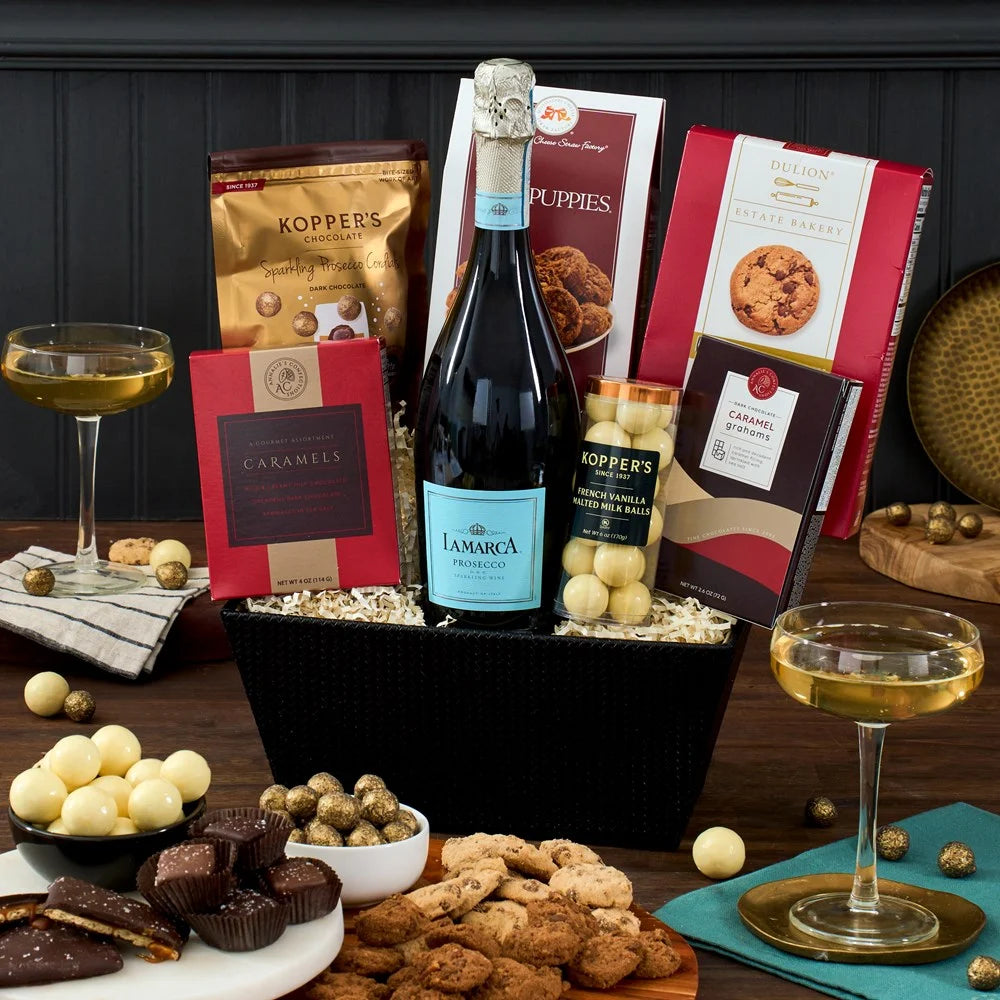 Champagne & Truffles Gift Basket - Prosecco