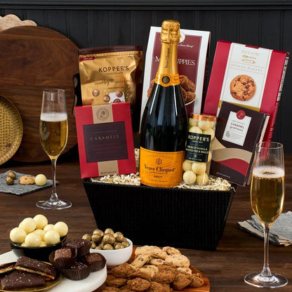Champagne & Truffles Gift Basket - Veuve –  The Flower Factory, Tarzana CA