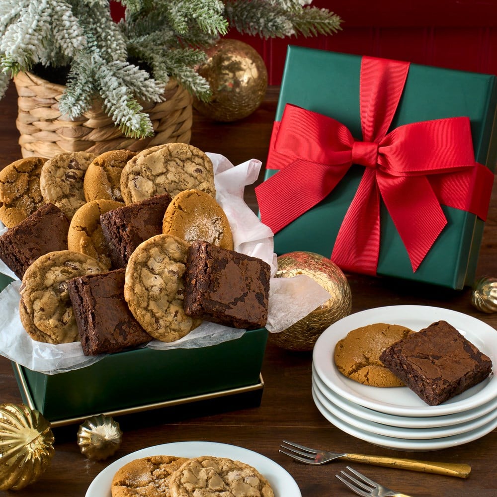 'Tis The Season Cookie and Brownie Bakery Small Gift Box