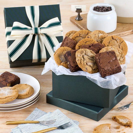 'Tis The Season Cookie and Brownie Bakery Small Gift Box