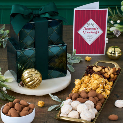 Happy Holidays Snack Gift Box –  The Flower Factory, Tarzana CA