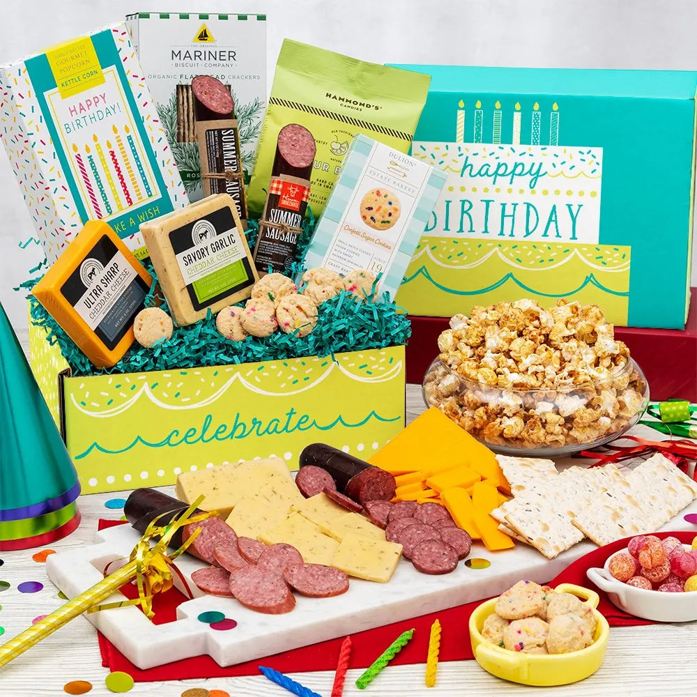 Happy Birthday Sweet and Savory Gift Box