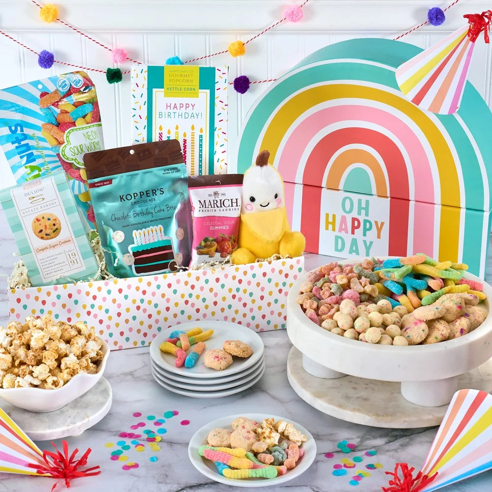 Happy Birthday Candy and Chocolate Gift –  The Flower Factory, Tarzana CA