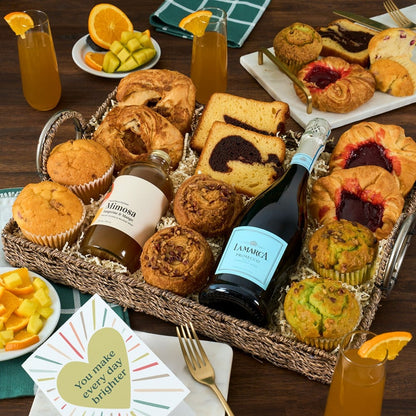 Champagne and Breakfast Basket –  The Flower Factory, Tarzana CA