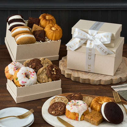 Celebration Bakery Gift Tower –  The Flower Factory, Tarzana CA