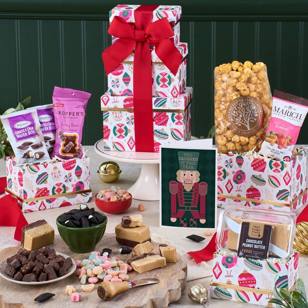 Sweet Treats Holiday Tower –  The Flower Factory, Tarzana CA