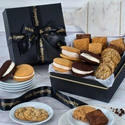 With Sympathy Bakery Gift –  The Flower Factory, Tarzana CA