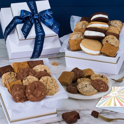 Baked Goods Gift Tower for Dad - Large –  The Flower Factory, Tarzana CA