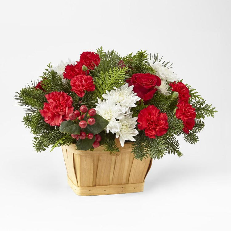 The Good Tidings Floral Basket