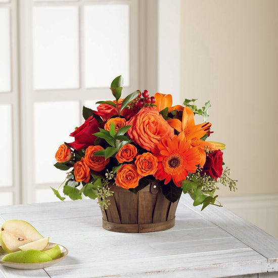 ban.do - A flower arrangement in our Rise & Shine orange