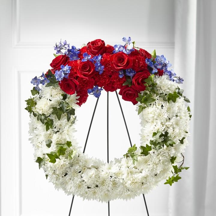 The Patriotic Passion Wreath